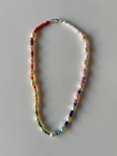 Load image into Gallery viewer, Rainbow Pearl Necklace
