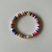Load image into Gallery viewer, Rainbow Heishi Bead Bracelet

